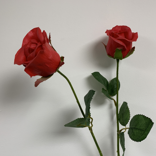 Real Touch Red Rose Stem