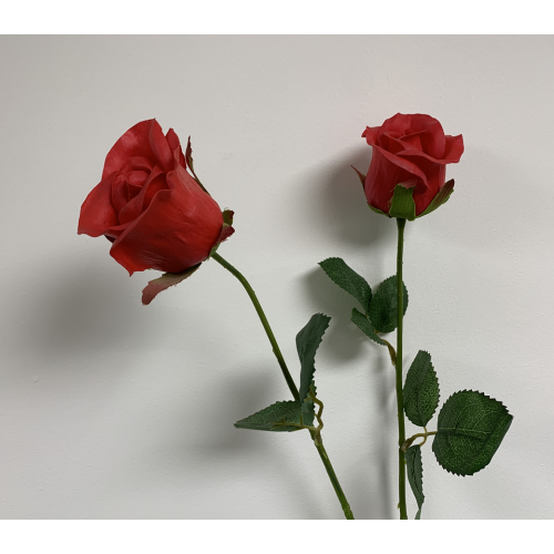 Real Touch Red Rose Stem