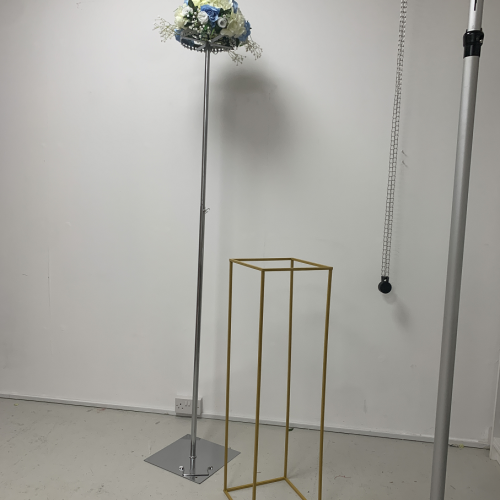 250cm Telescopic Flower Pedestal Stand (B Grade) – Wholesale Stands and Pedestals for Wedding Decorators | WeddingMart