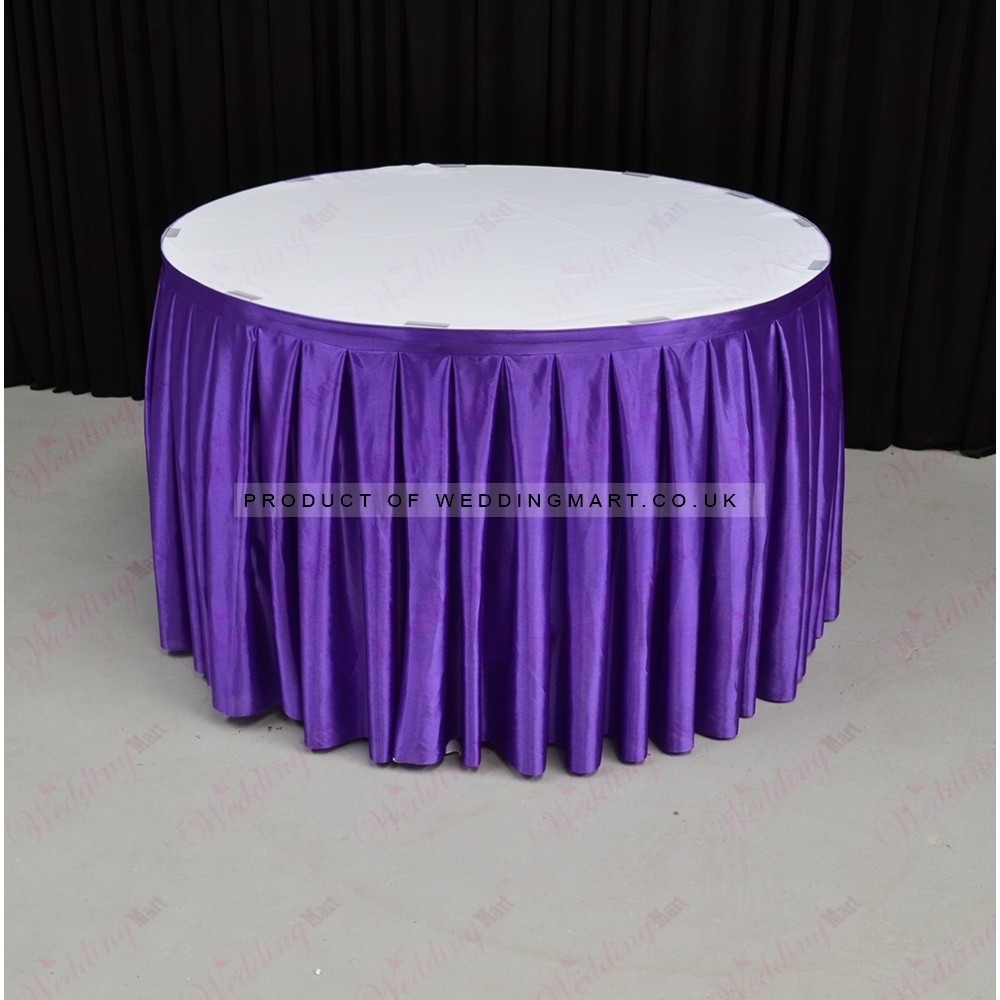 4M Purple Cake Table Skirt