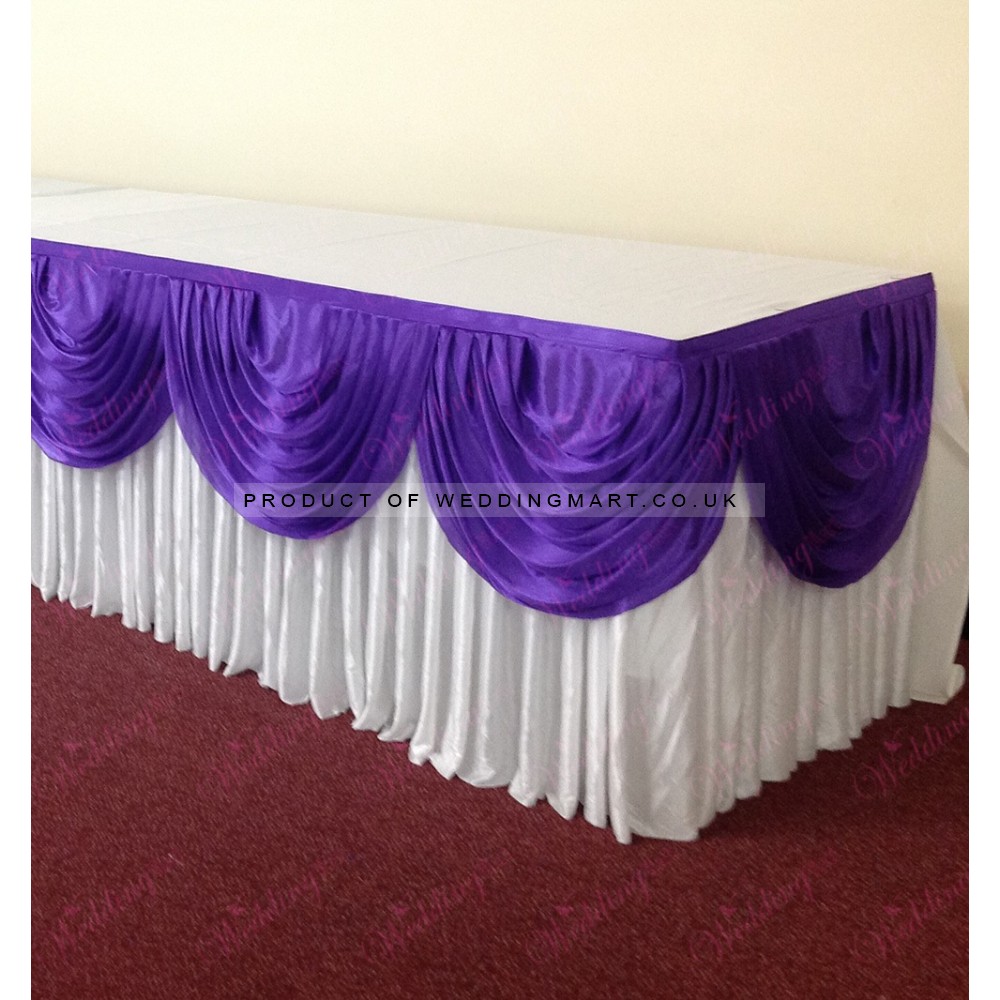 White Top Table Skirting Package