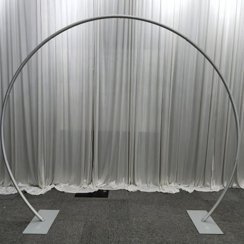 220cm Circular Aluminium Wedding Arch Frame - Silver – Wholesale Aluminium Wedding Arch Frames for Wedding Decorators | WeddingMart