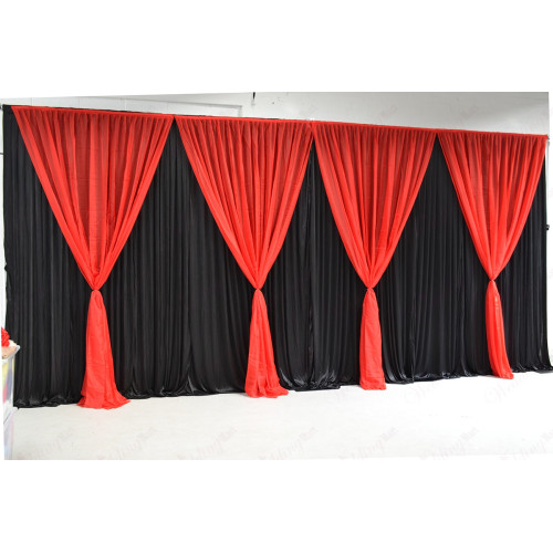 1.5m (w) x 3m (h) Voil Overlay Panel - Red