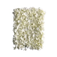 Artificial Hydrangea Flower Wall Panel 60x40cm - IVORY