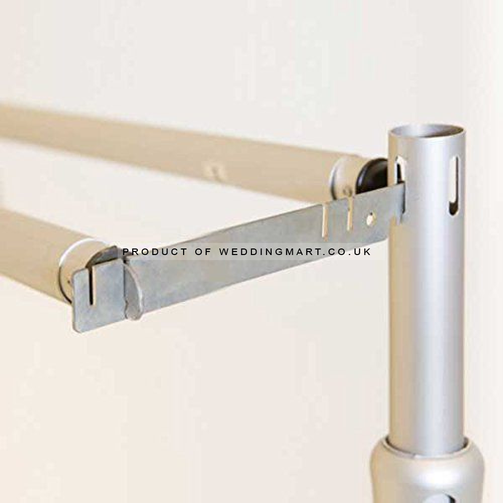 6" Double Drape Crossbars Hanger