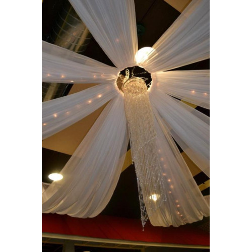 8 Panels Ceiling Draping Kit with FREE ceiling Hook
