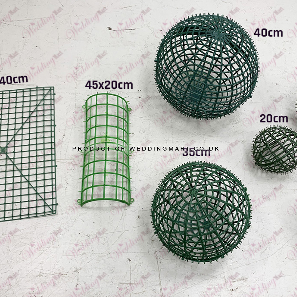 25cm Round Plastic Base for Flower Ball