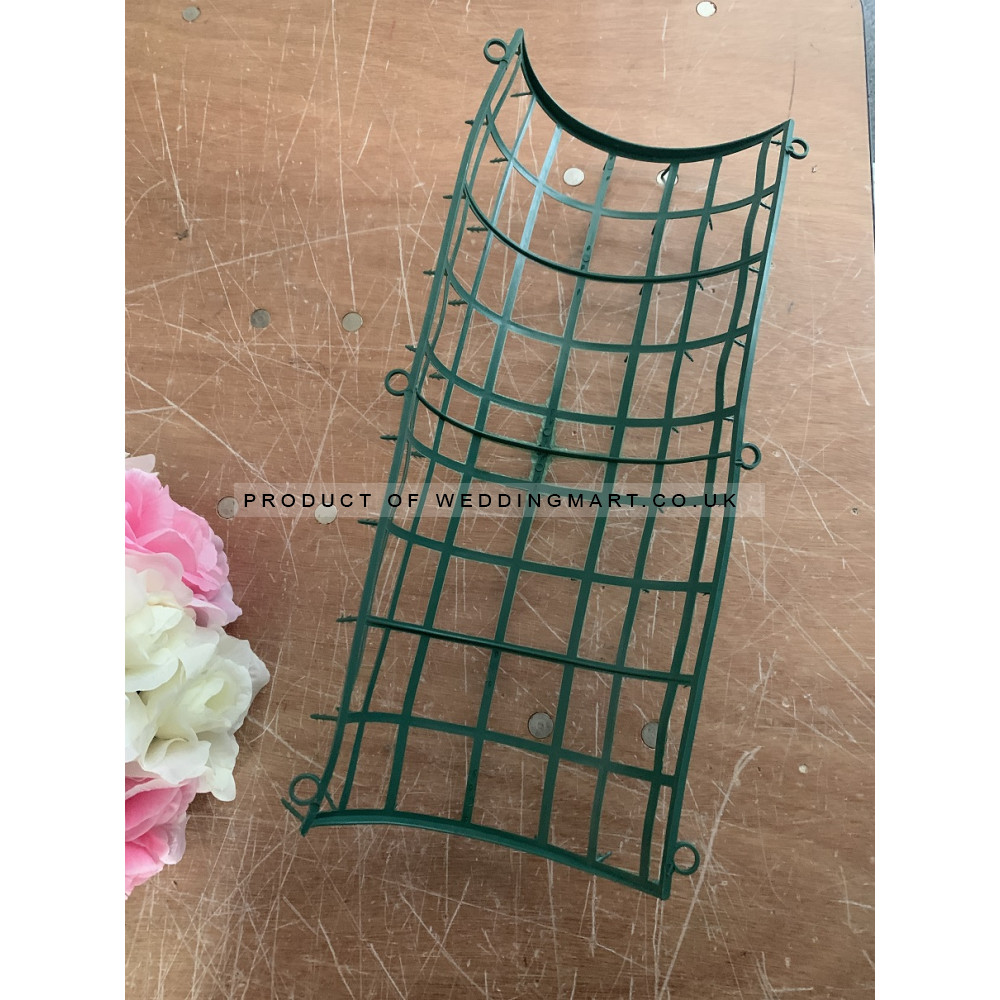 45cm Semi Round Plastic Flower Base