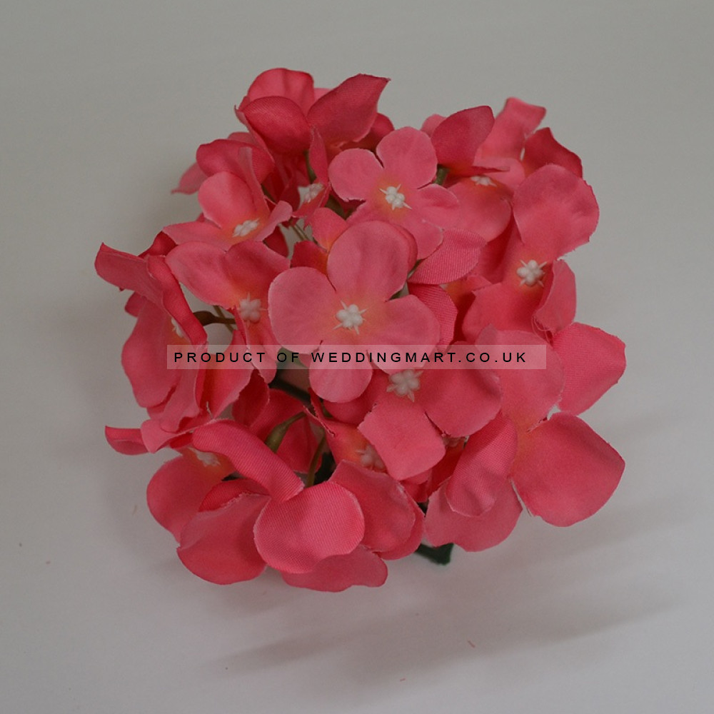 Fuchsia Pink Hydrangea Flower Heads - Pack of 10 – Wholesale Hydrangea Heads for Wedding Decorators | WeddingMart