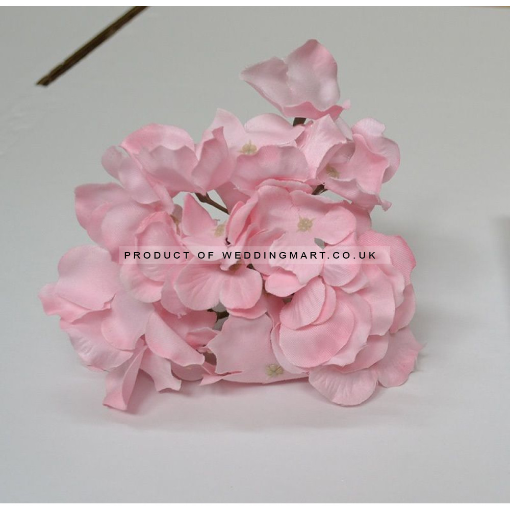 Light Pink Hydrangea Flower Heads - Pack of 50