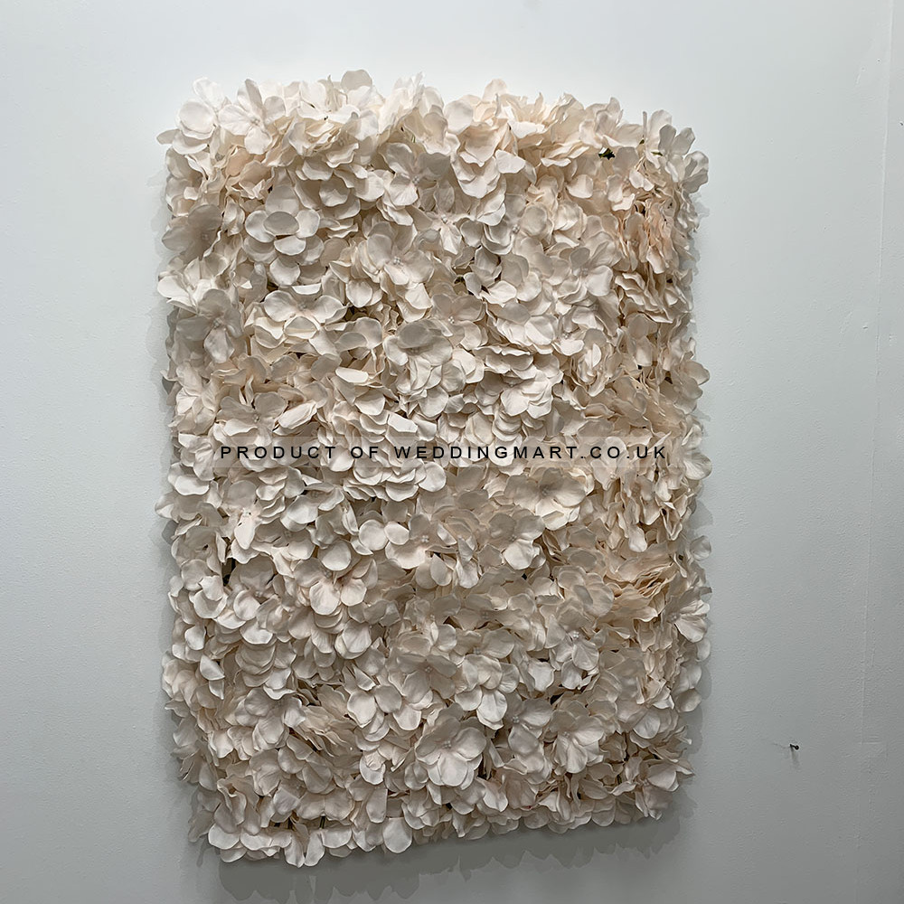 Artificial Hydrangea Flower Wall Panel 60x40cm - LIGHT PINK – Wholesale Hydrangea Flower Wall Panels for Wedding Decorators | WeddingMart