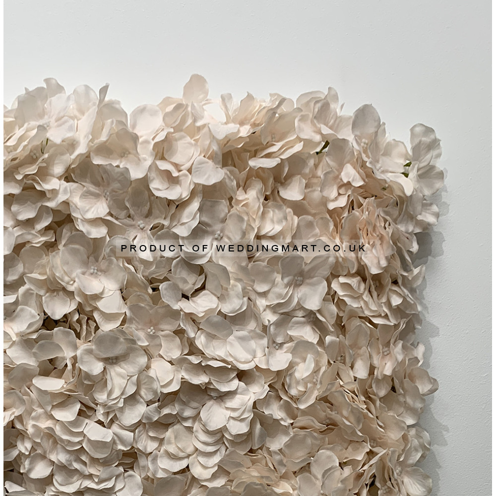 Artificial Hydrangea Flower Wall Panel 60x40cm - LIGHT PINK