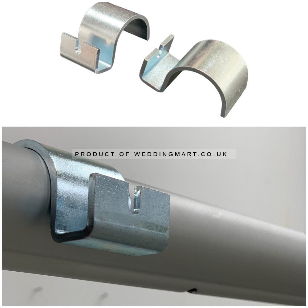 Shelf Hanger | Crossbar Support Hanger - Pack of 2 – Wholesale Pipe and Drape Accessories for Wedding Decorators | WeddingMart