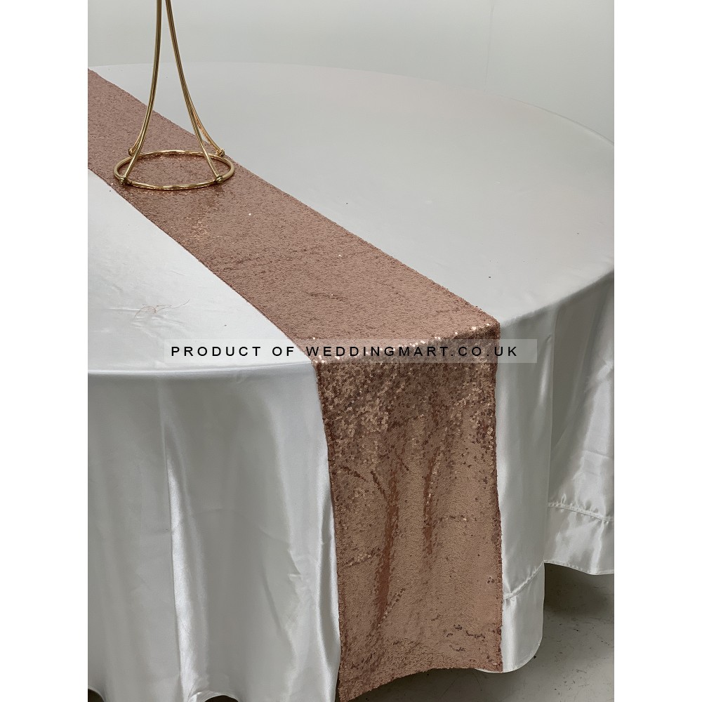 Rose Gold Sequin Table Runners