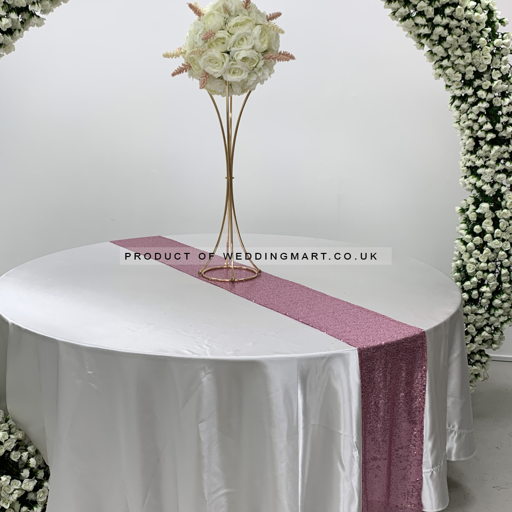 Pink Sequin Table Runners – Wholesale Sequin Table Runners for Wedding Decorators | WeddingMart