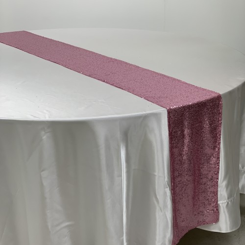 Pink Sequin Table Runners