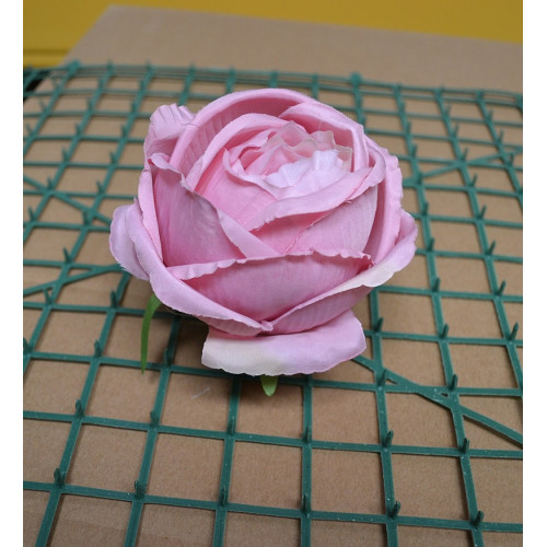 Artificial Closed Rose Heads - Pink - Pack of 10