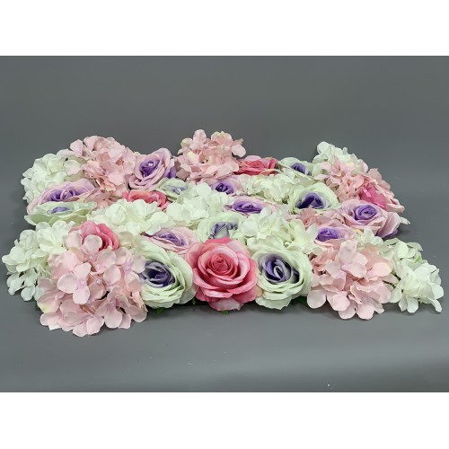 Premium Purple and Pink 3D Flower Wall Panel