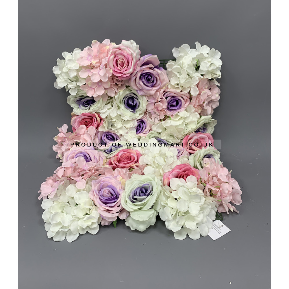 Premium Purple and Pink 3D Flower Wall Panel