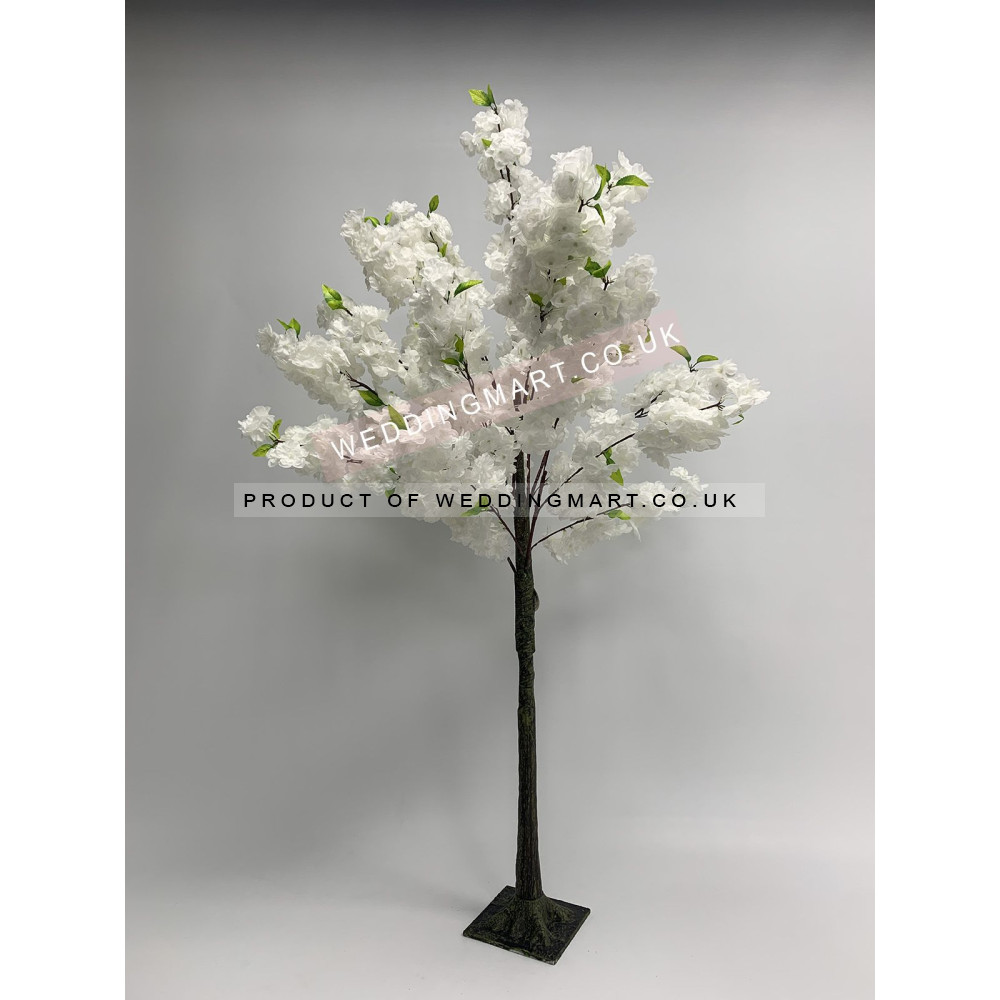 150cm Artificial Cherry Blossom Tree -  WHITE
