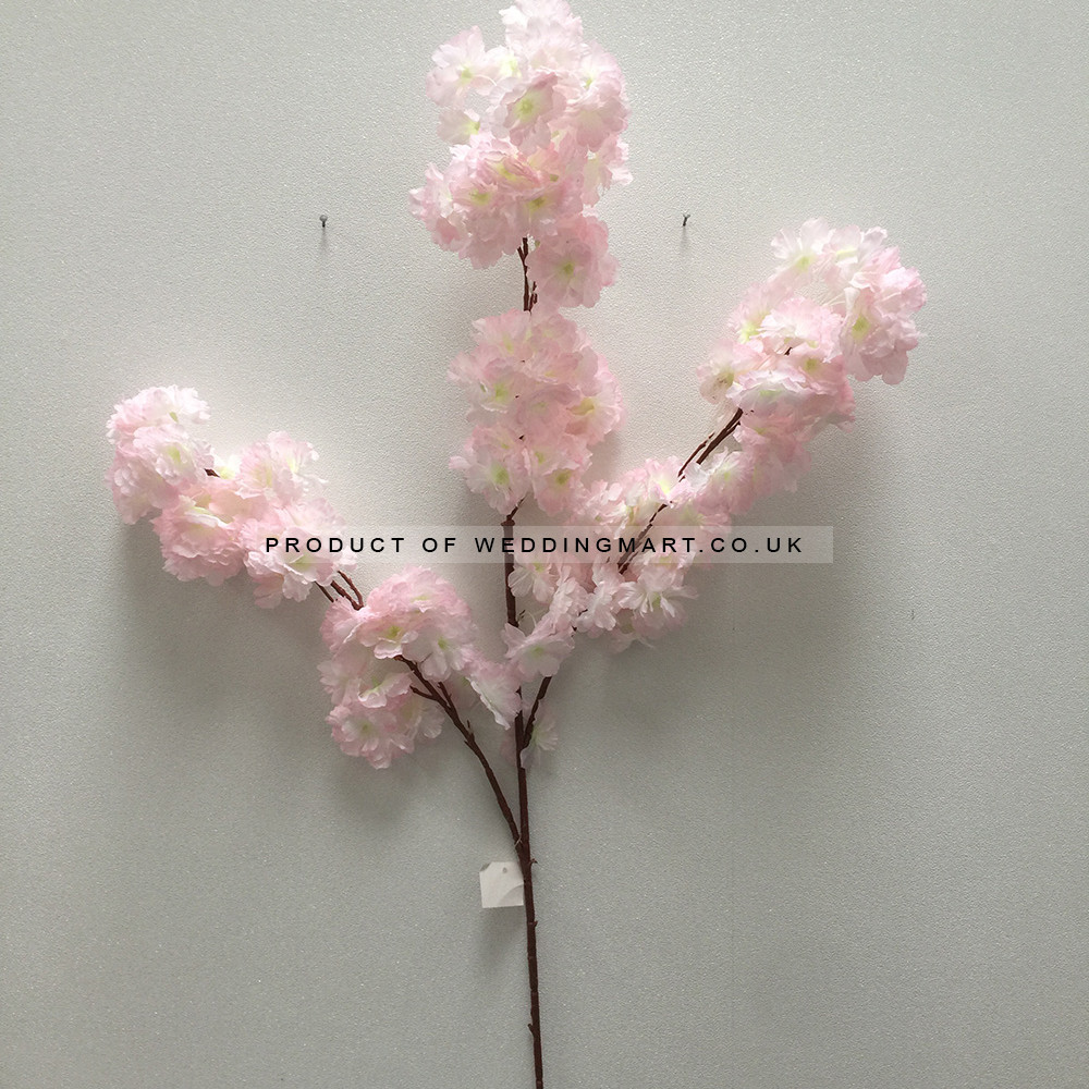 100cm Artificial Cherry Blossom Branch - PINK – Wholesale Blossom Branches for Wedding Decorators | WeddingMart