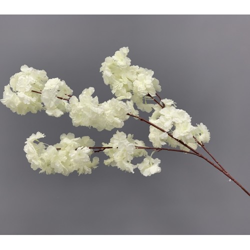 100cm Artificial Cherry Blossom Branch - IVORY