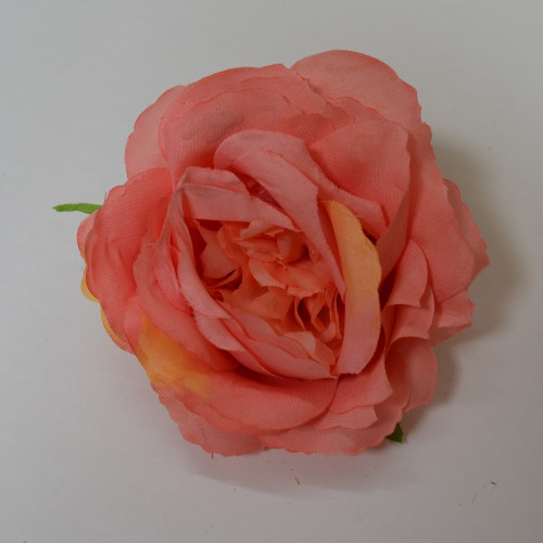 Burnt Orange Small Rose Heads - Pack of 10