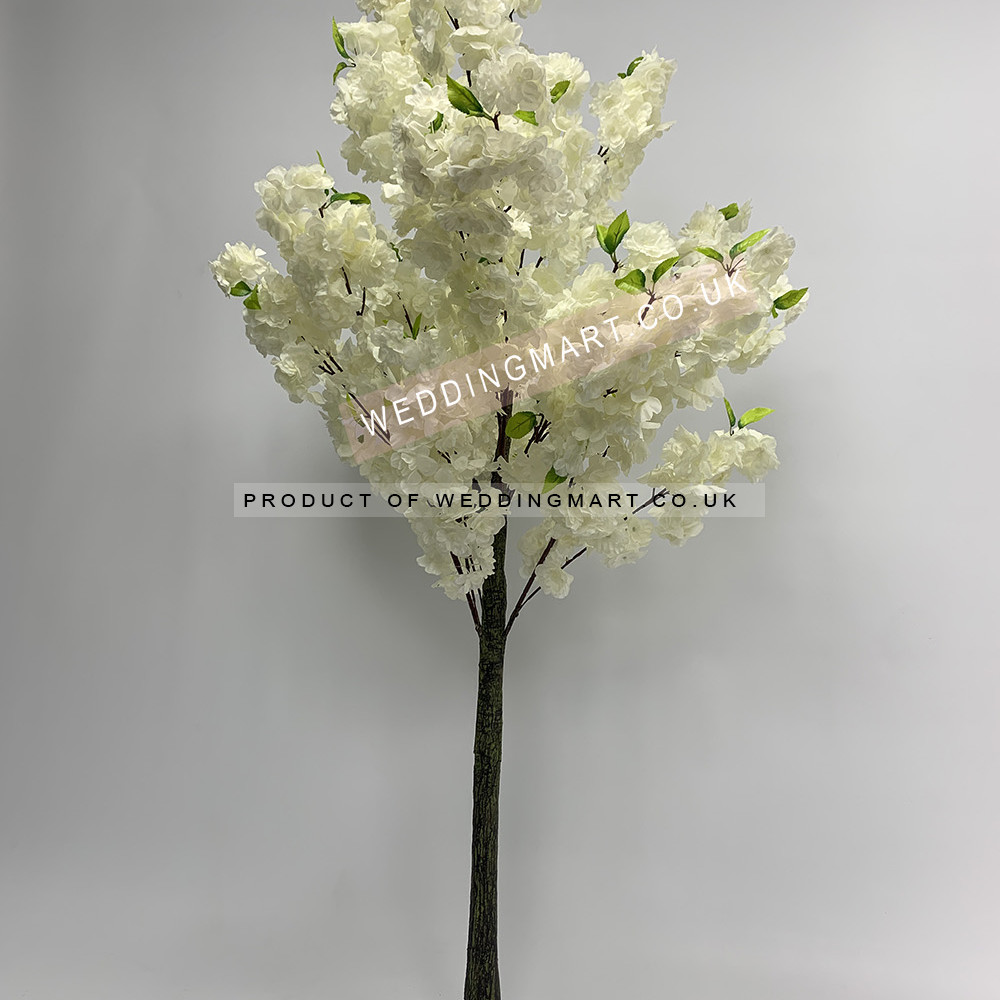 150cm Artificial Cherry Blossom Tree -  IVORY – Wholesale Cherry Blossom Tree Centrepieces for Wedding Decorators | WeddingMart