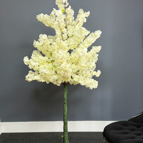 180cm Artificial Cherry Blossom Tree -  IVORY – Wholesale Cherry Blossom Tree Centrepieces for Wedding Decorators | WeddingMart