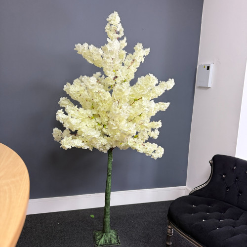 180cm Artificial Cherry Blossom Tree -  IVORY – Wholesale Cherry Blossom Tree Centrepieces for Wedding Decorators | WeddingMart