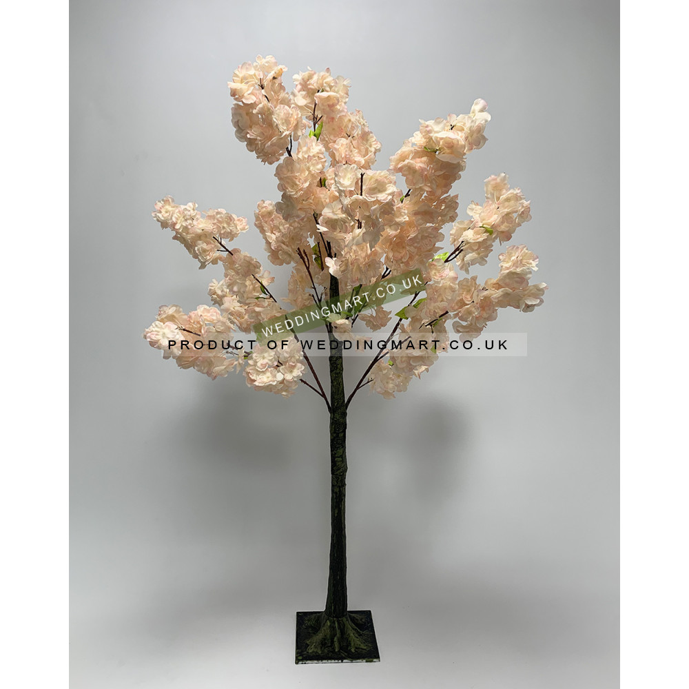 120cm Artificial Cherry Blossom Tree -  Champagne