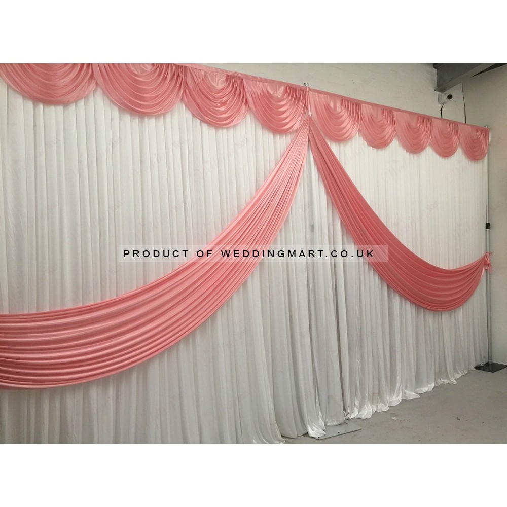Dusky Pink Butterfly Backdrop Curtain