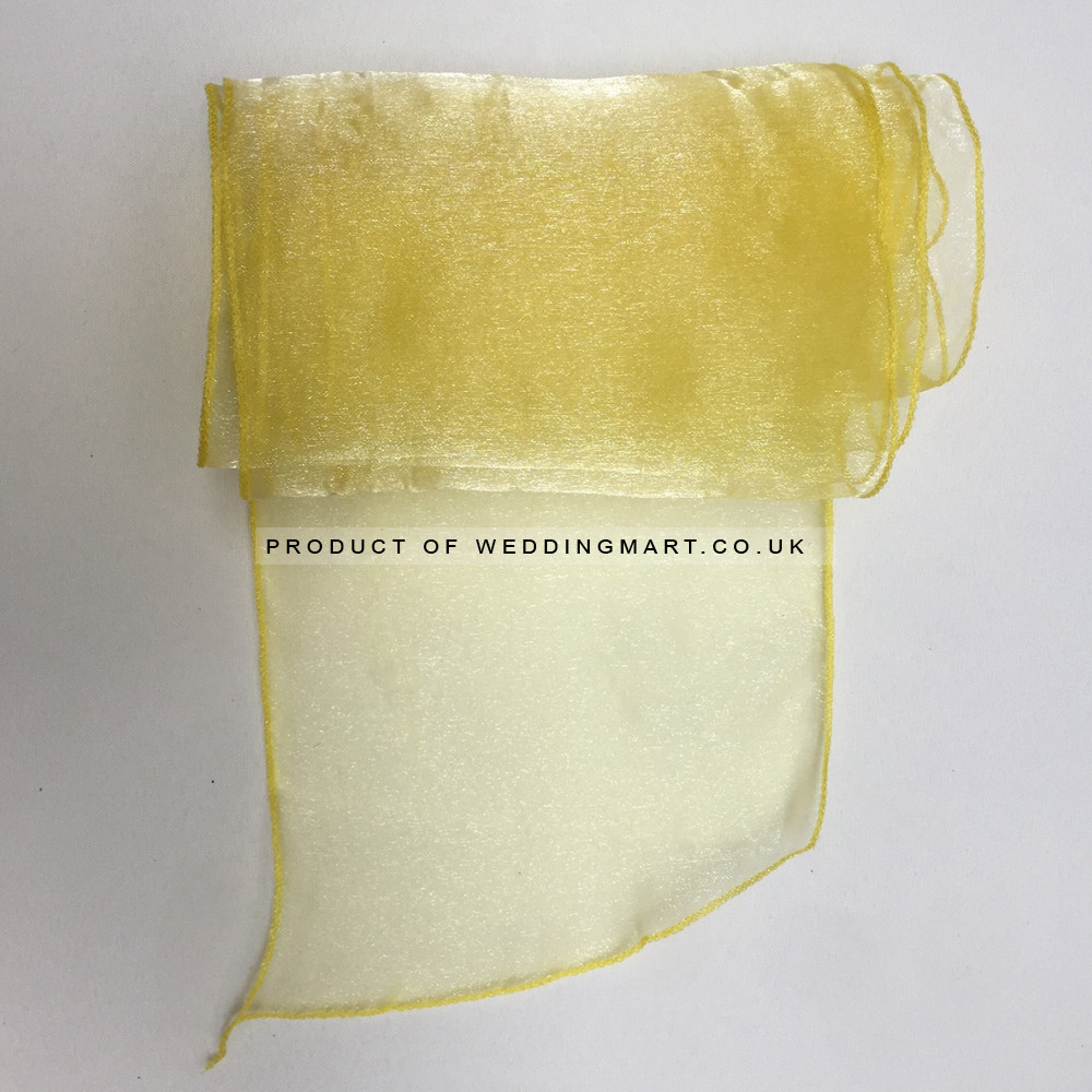 Light Gold Organza Table Runners (14x108) – Wholesale Organza Table Runners for Wedding Decorators | WeddingMart