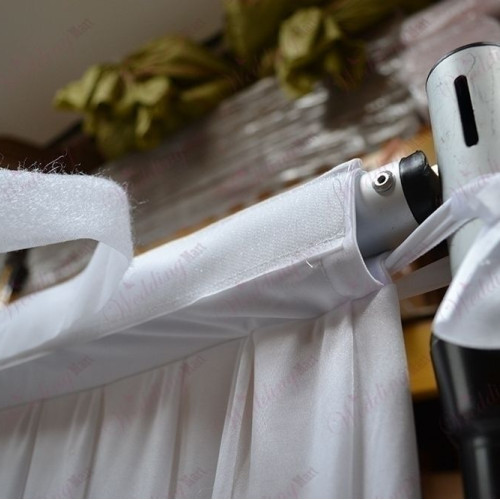 3m (w) x 4m (h) Wedding Backdrop Curtain - Black – Wholesale Silk Backdrop Curtains for Wedding Decorators | WeddingMart