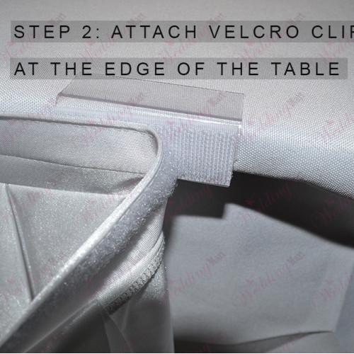 Table Skirting Clips - PACK of 20 – Wholesale Top Table Skirtings for Wedding Decorators | WeddingMart