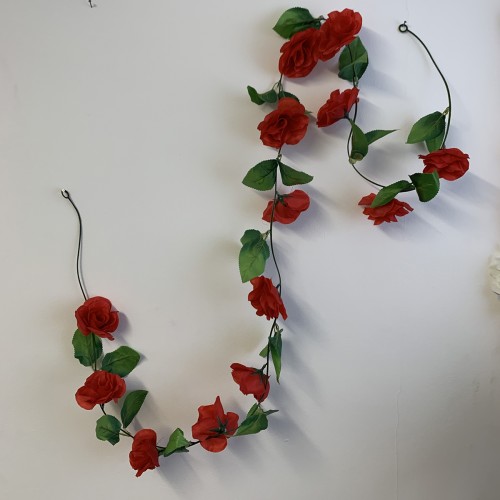 Small Rose Garland - Red