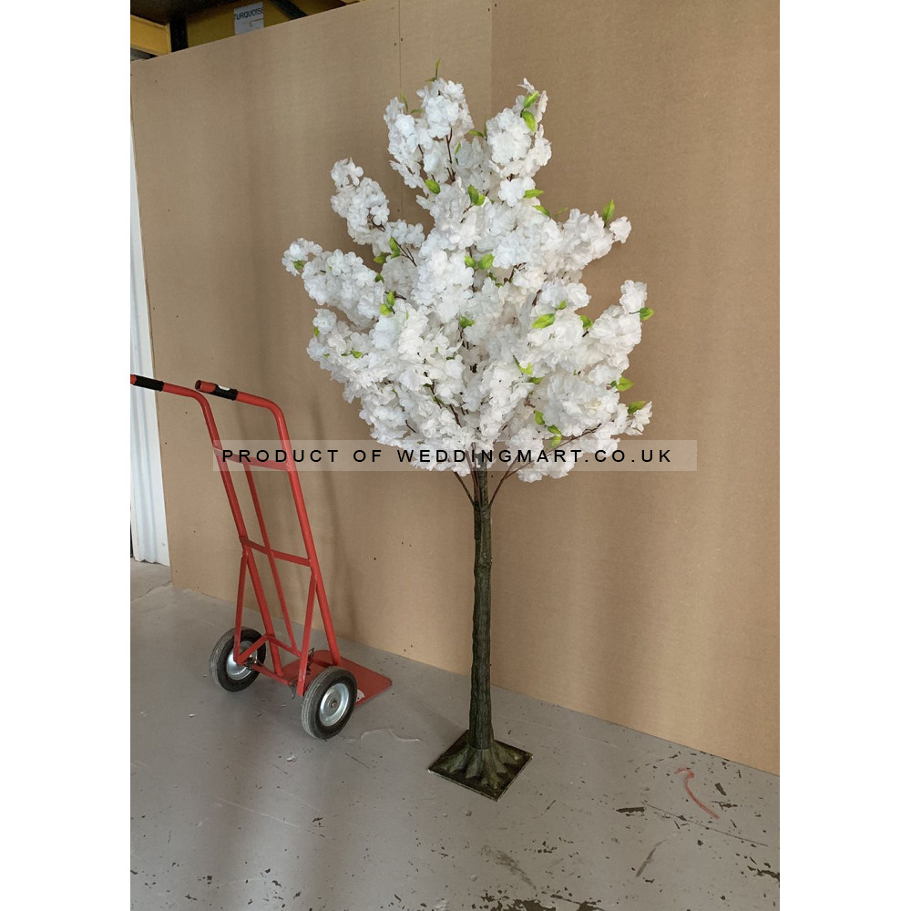 180cm Artificial Cherry Blossom Tree -  WHITE