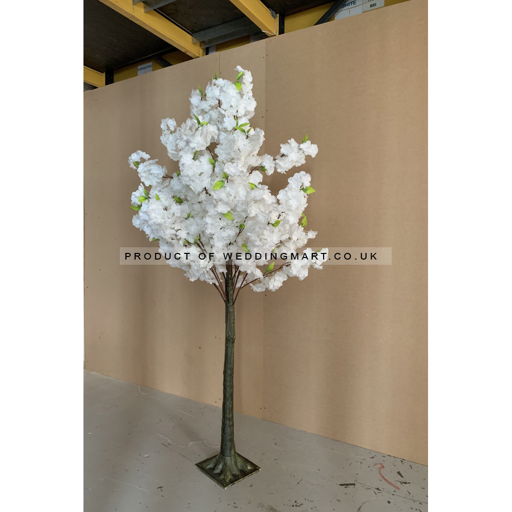 180cm Artificial Cherry Blossom Tree -  WHITE