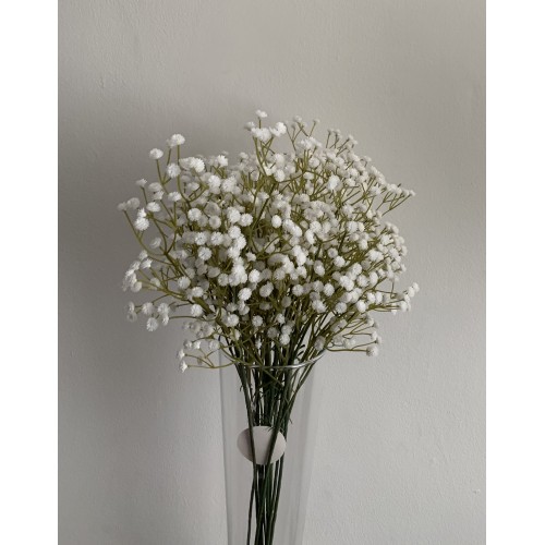 Artificial White Babys Breath Gypsophila - Pack of 5