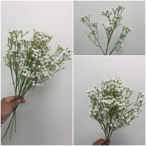 Artificial White Baby's Breath Gypsophila - Pack of 5