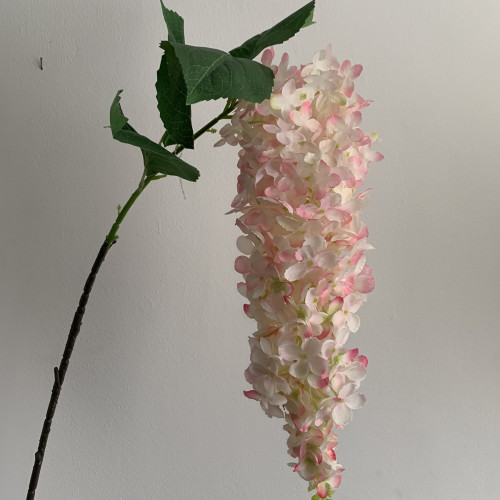 Artificial Hanging Wisteria Stem - Baby Pink