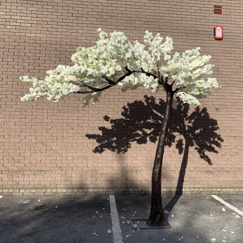 Artificial Cherry Blossom Tree Spare Branch - Ivory