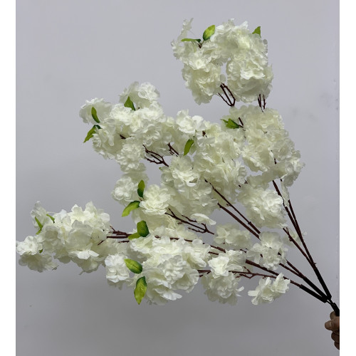 Artificial Cherry Blossom Tree Spare Branch - Ivory