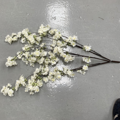 Weeping Cherry Blossom Tree Spare Branch - Ivory – Wholesale Spare Tree Branches for Wedding Decorators | WeddingMart