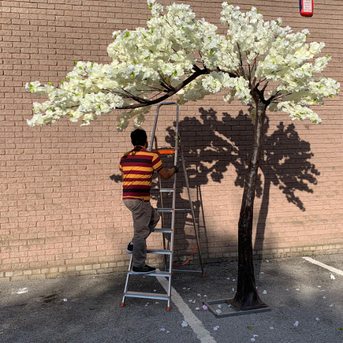 3.1m Artificial Cherry Blossom Canopy  Arch Tree - IVORY – Wholesale Canopy Arch Trees for Wedding Decorators | WeddingMart