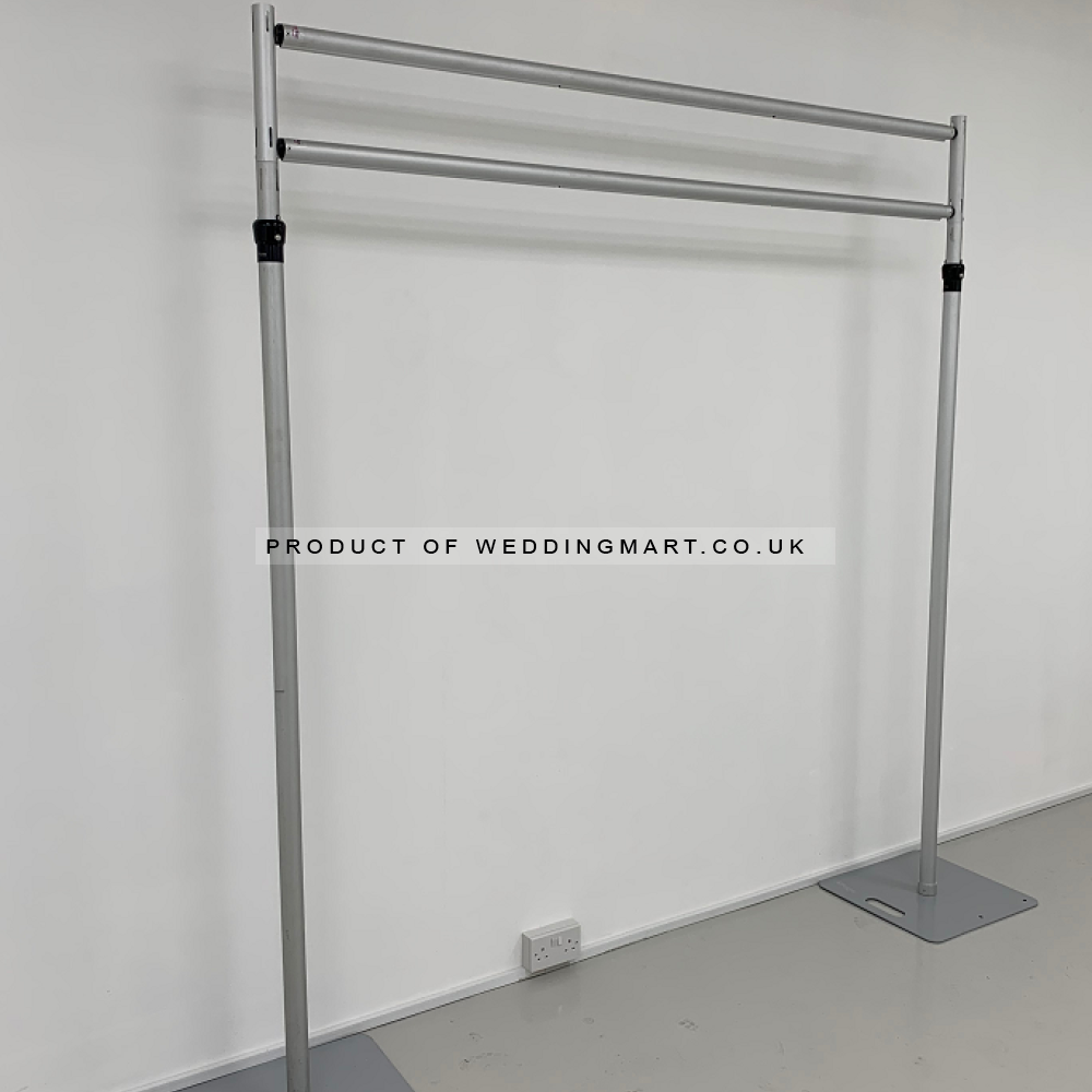 Vertical Upright Extension for Double Crossbars – Wholesale Pipe and Drape Accessories for Wedding Decorators | WeddingMart