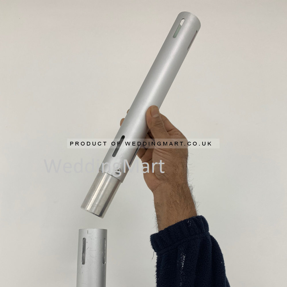 Vertical Upright Extension for Double Crossbars – Wholesale Pipe and Drape Accessories for Wedding Decorators | WeddingMart