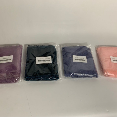 Mauve Organza Chair Bows - PACK of 10