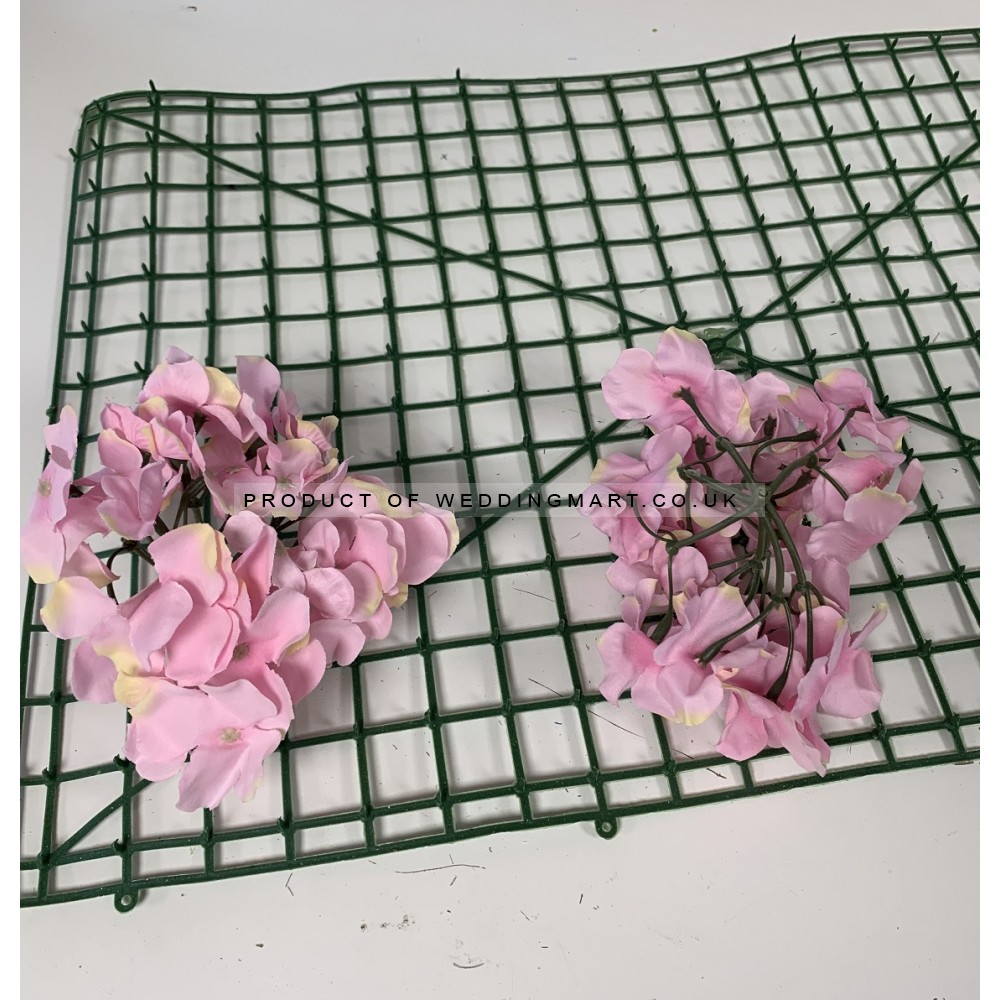 Light Pink Hydrangea Flower Heads - Pack of 50