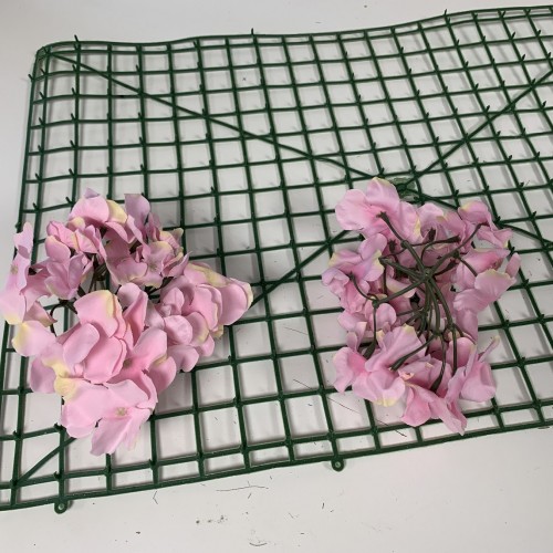 Light Pink Hydrangea Flower Heads - Pack of 50